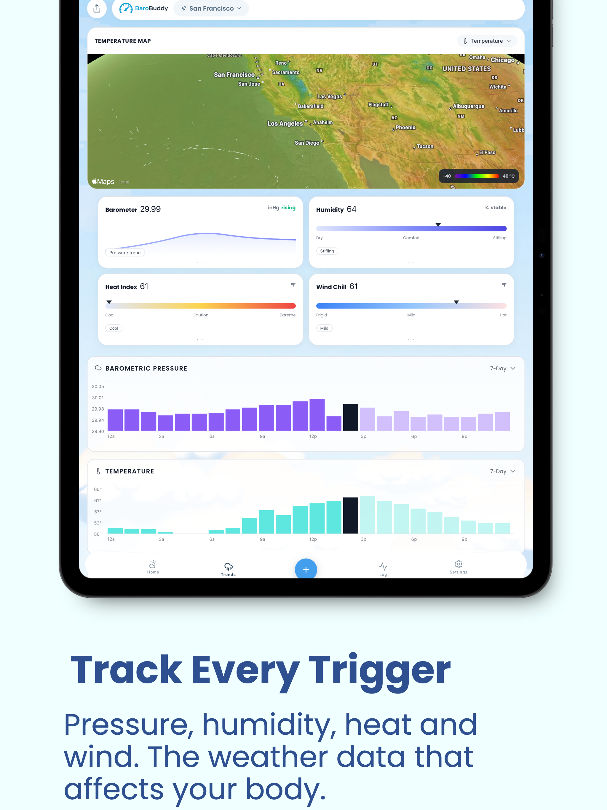 BaroBuddy: Barometric Pressure