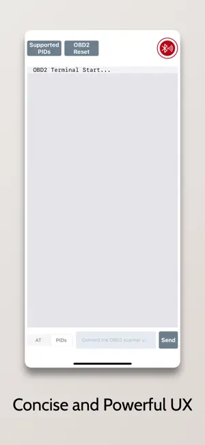 OBDII Terminal - ELM327 iPhone screenshot 2