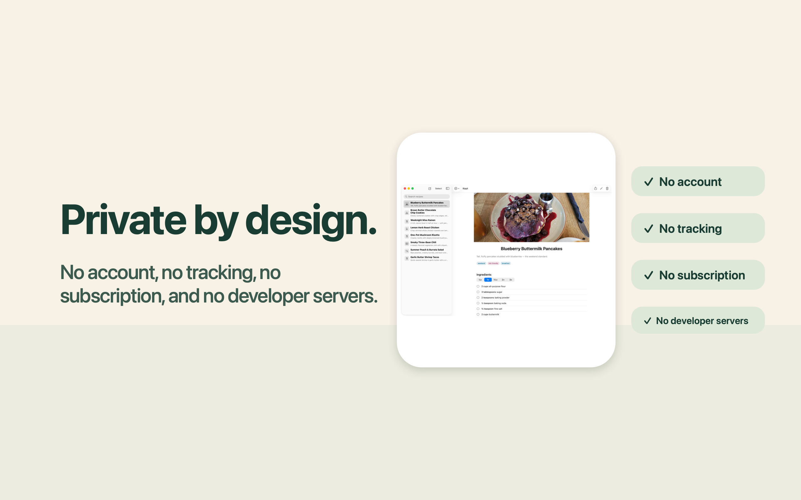 Kept: Recipe Organizer screenshot 16
