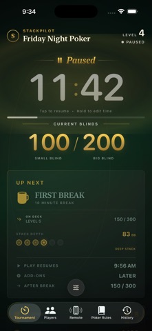 StackPilot Poker Timer Screenshot 5 of 9