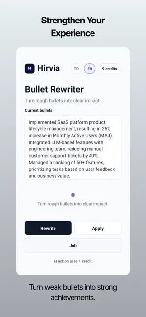Hirvia – CV & Job Application screenshot 2