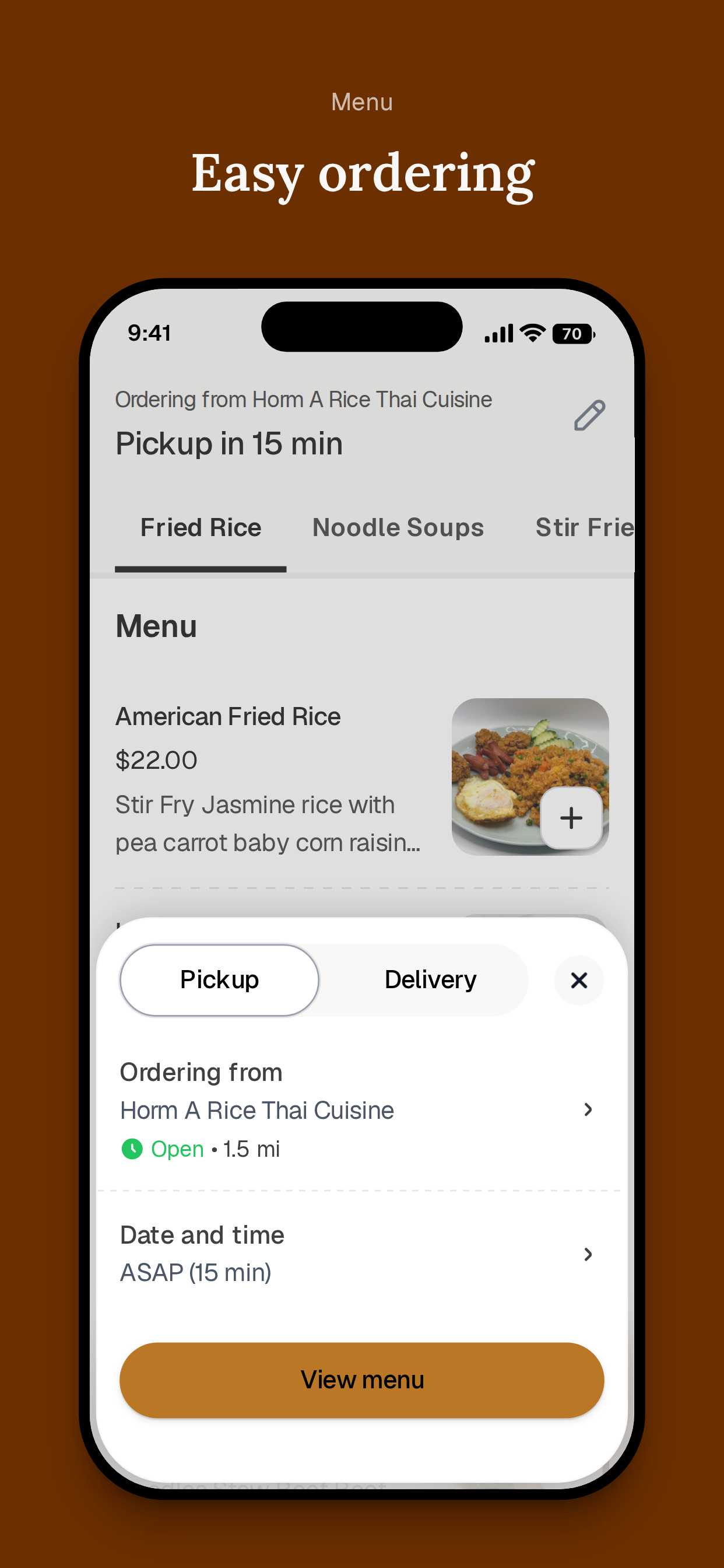 Horm A Rice Thai Cuisine screenshot 3