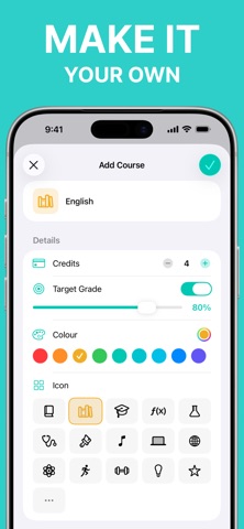 Grade Tracker & GPA: MyGrades Screenshot 5 of 5