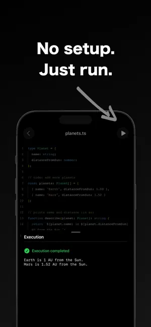 Script: JS & TS Editor iPhone screenshot 5