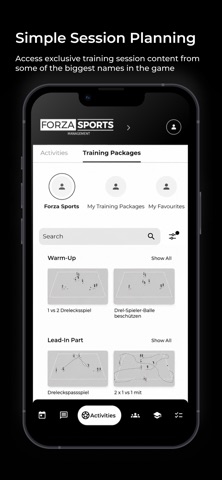 Forza Sport management iPhone screenshot