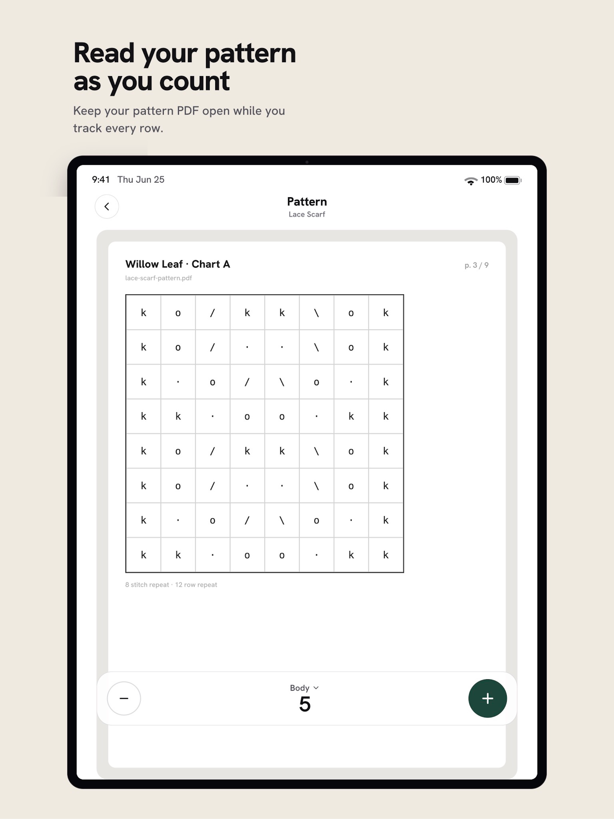 KnitCounter: Row Counter