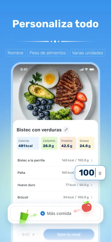 WiseMeal: Contador de Calorías screenshot 4 of 9