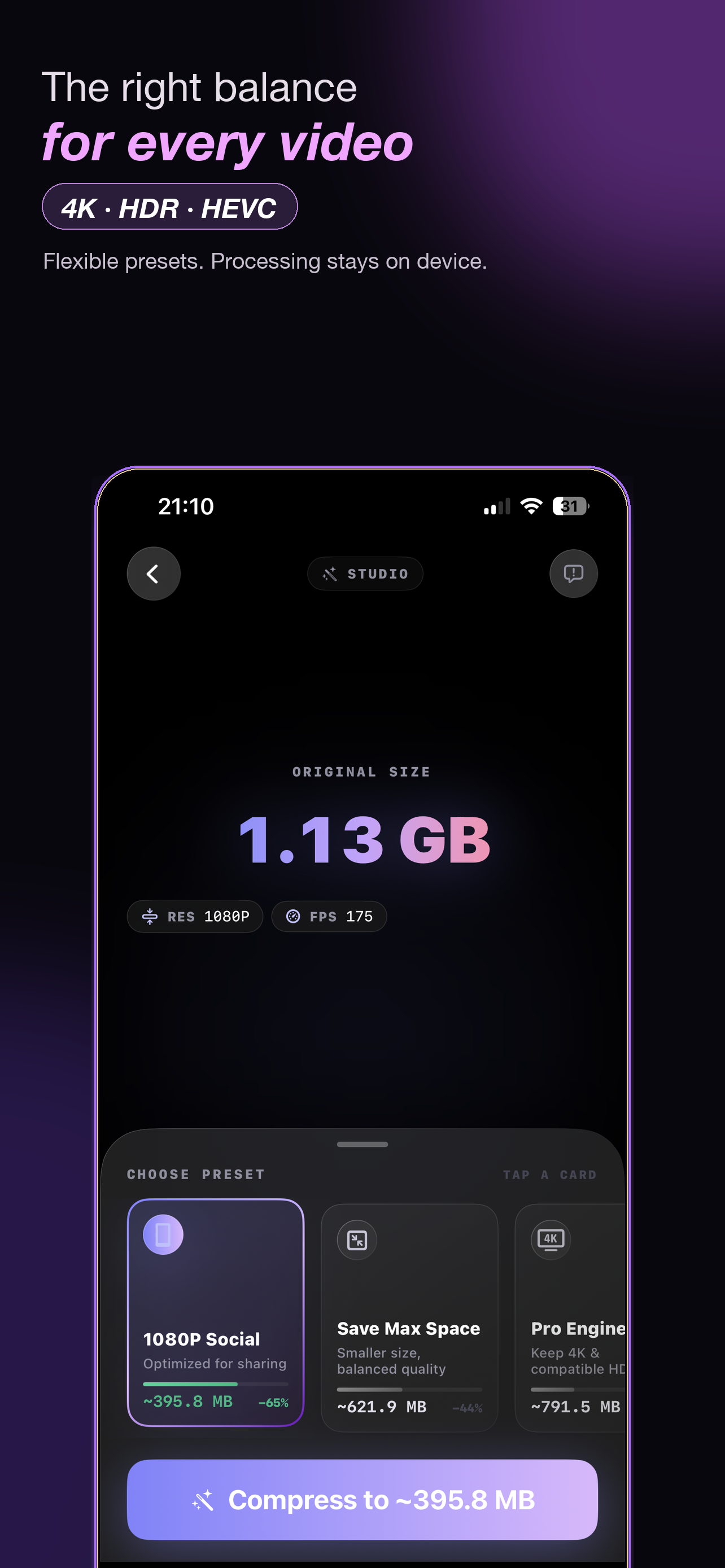 Squeezy: Video Compressor screenshot 5