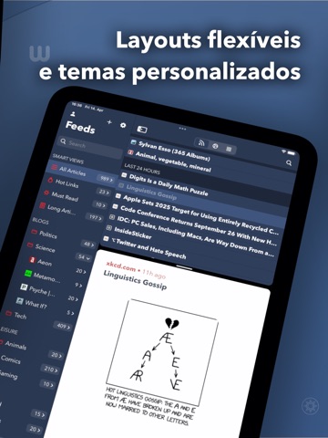Fiery Feeds: Leitor de RSS iPad screenshot 3