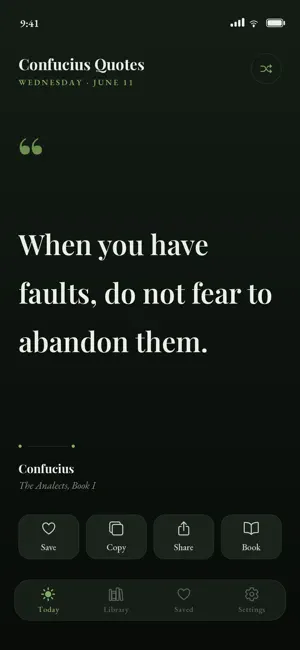 Daily Confucius Quotes screenshot 2