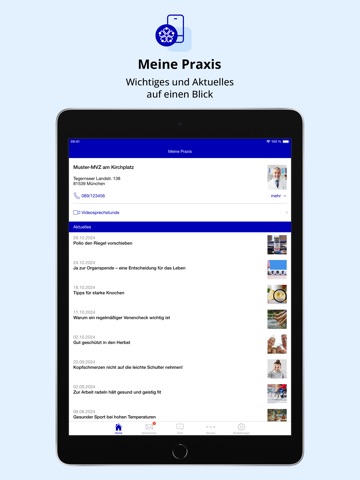 Meine hausärztliche Praxis iPad screenshot 1