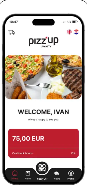 PizzUp loyalty screenshot 1