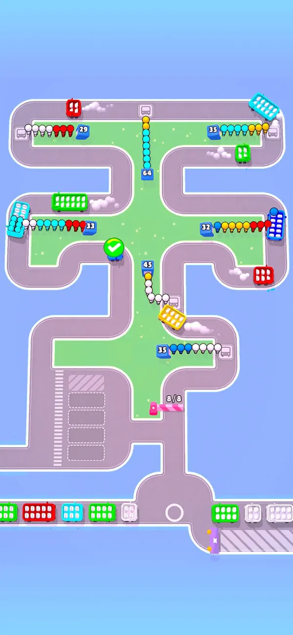 #2. Bus Stop Jam! (iOS) Ved: Idle Duck, d.o.o.