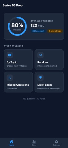 Series 63 Exam Prep Pro screenshot