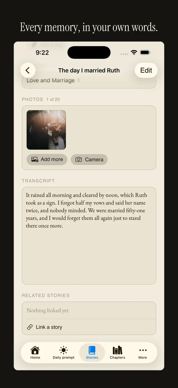 Screenshot #2 pour Narrative Arc: Voice Memoir