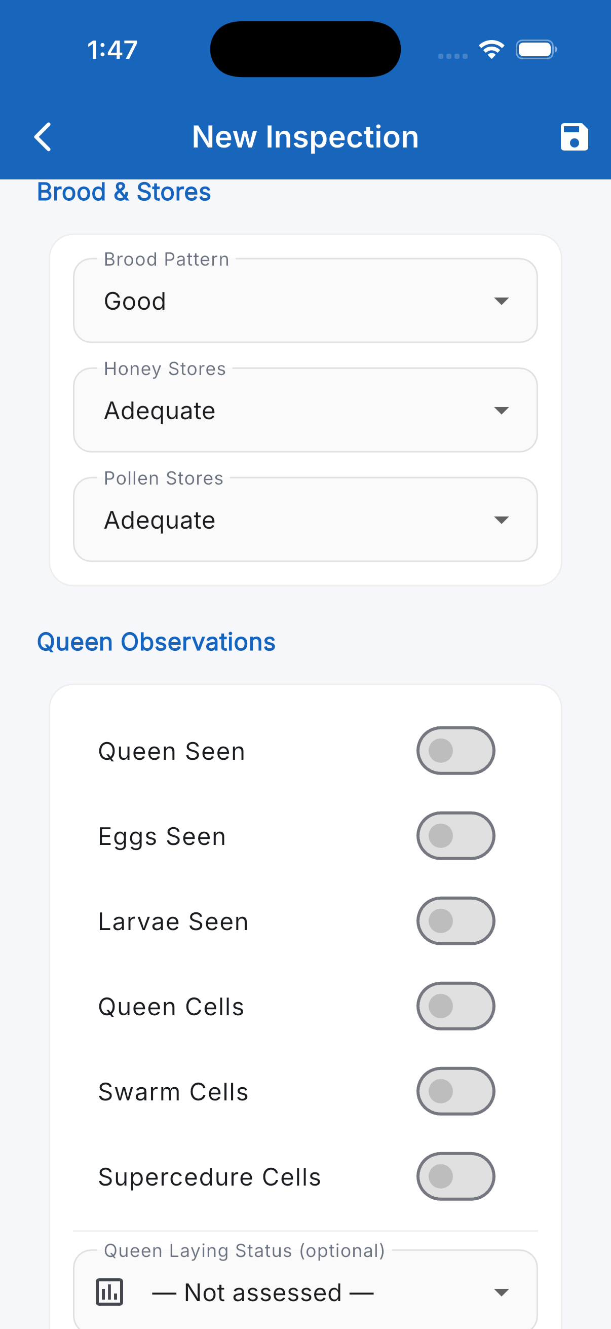 Bee Inspector: Hive Manager