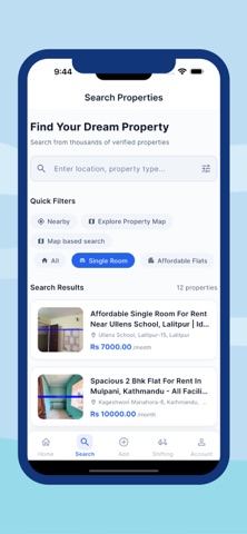 EasyRent Nepal: Rooms & Flats iPhone screenshot