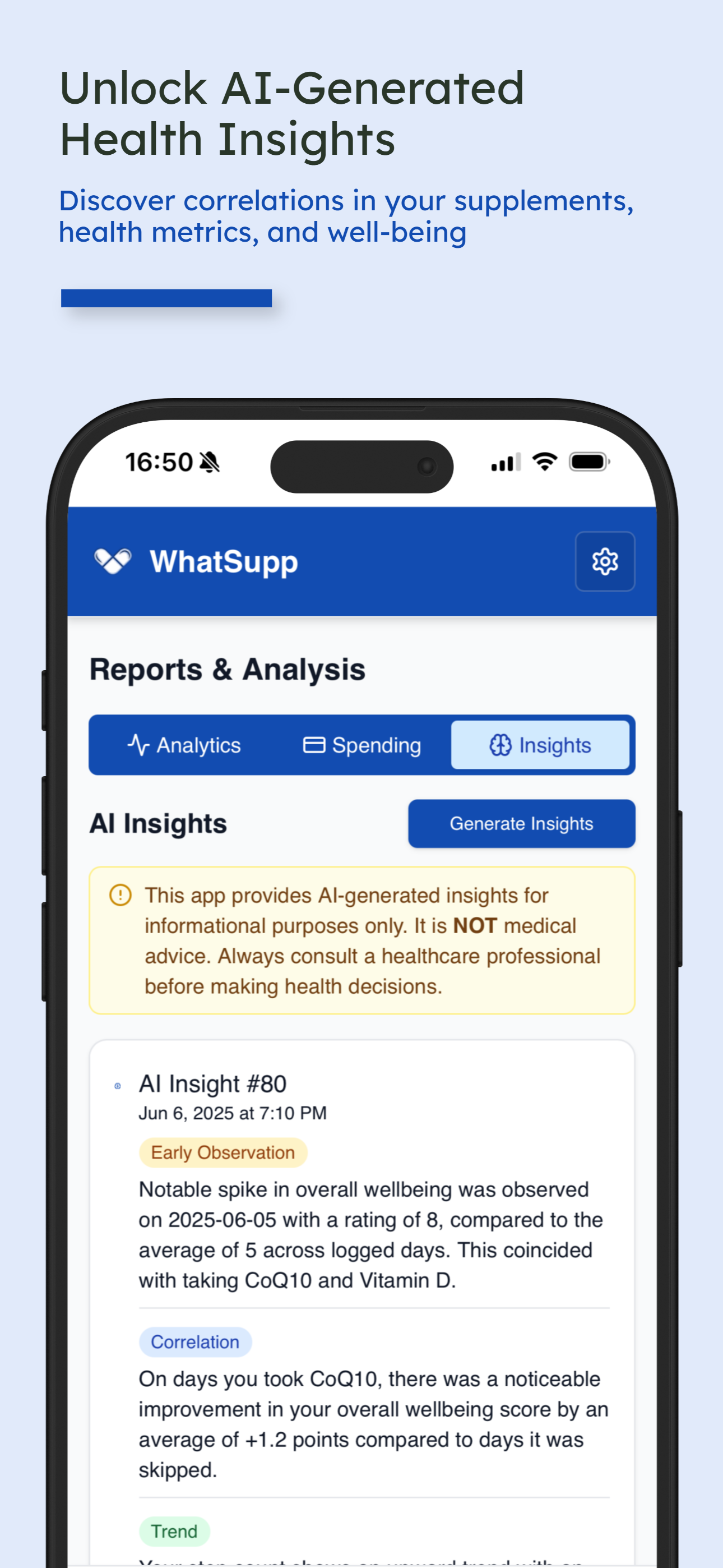 WhatSupp App screenshot 2