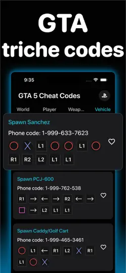 Capture d'écran de Cheats Pro Pour Codes Triche sur iPhone 1