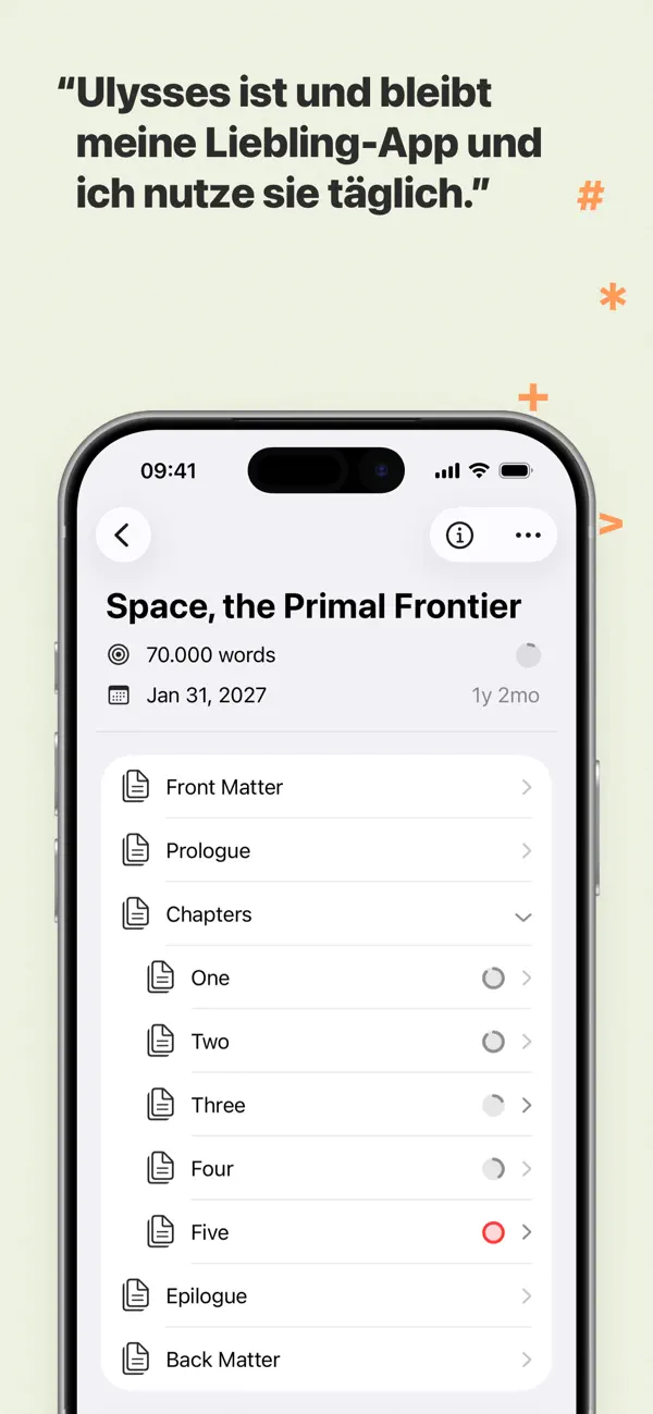 Ulysses Screenshot 2