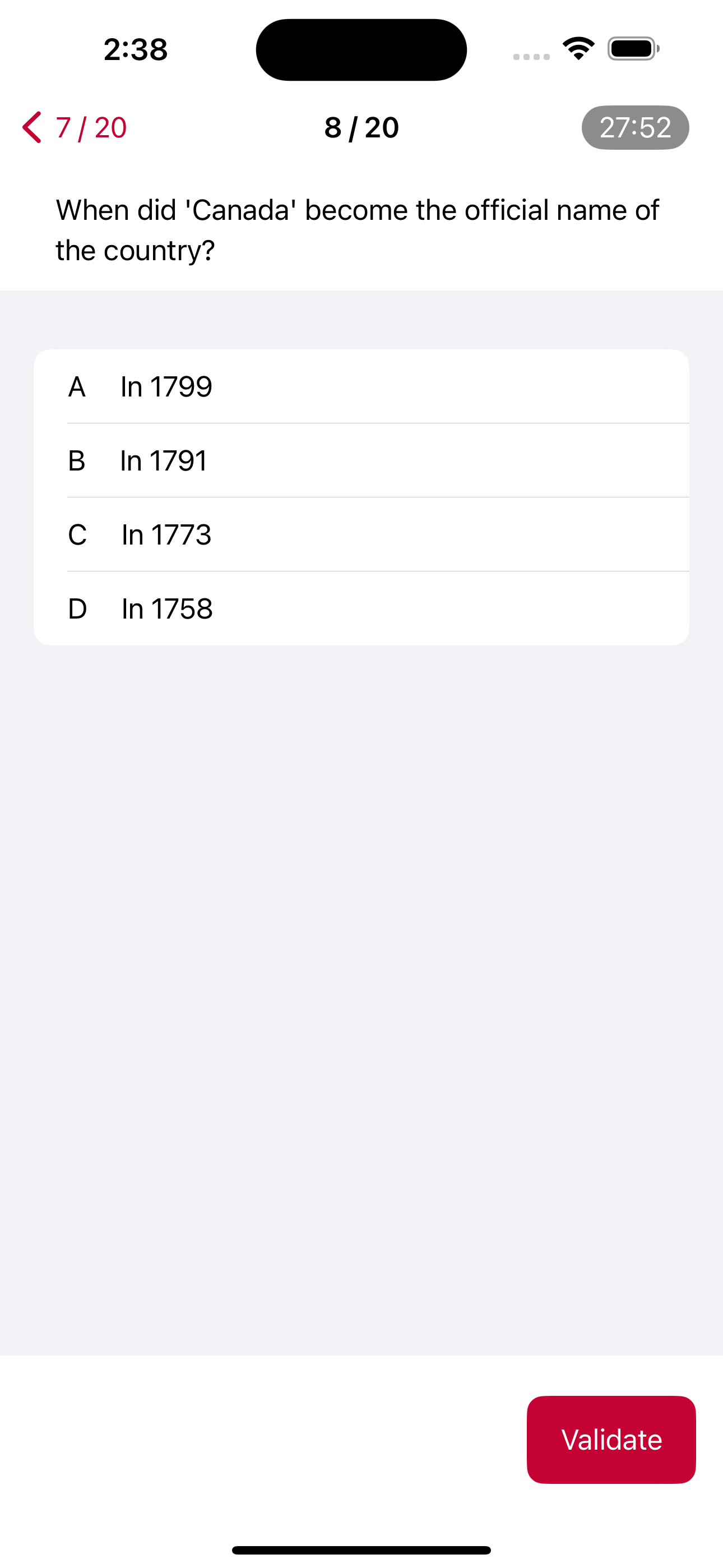 Canada Quiz.