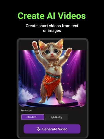 AI Chatbot – AI Video & Music iPad screenshot