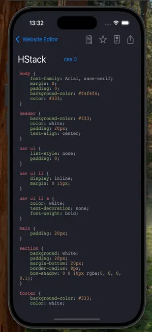 HTML Viewer ++ iPhone screenshot 2