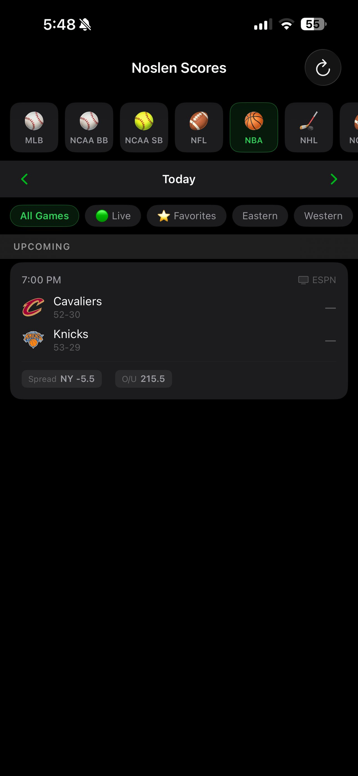 NoslenScores screenshot 5