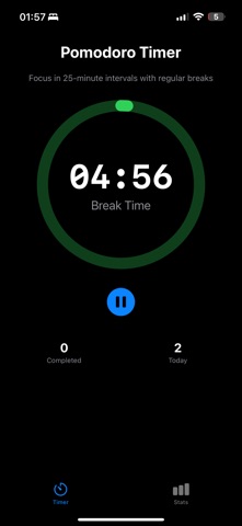 Focus & Break Timer Screenshot 1 of 3