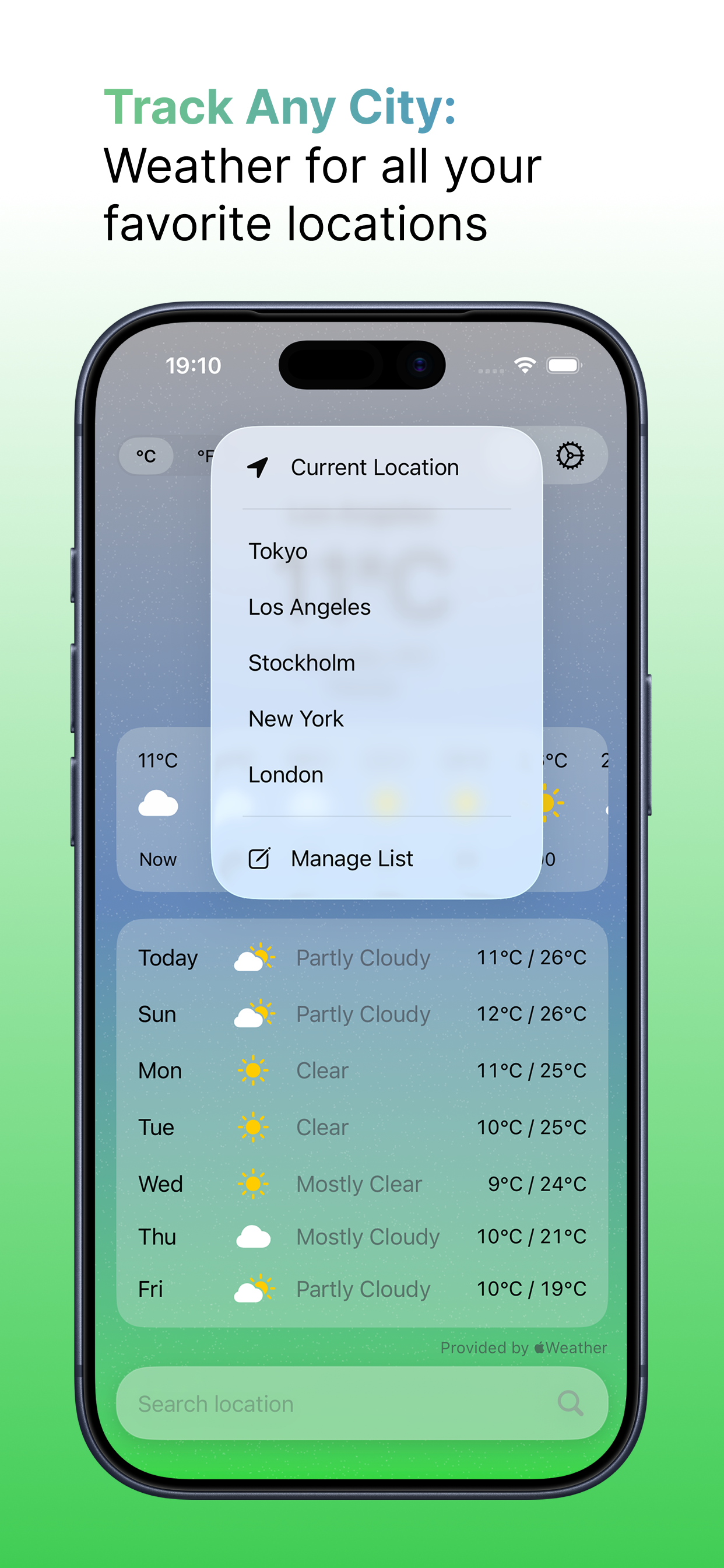 GradientCast:  Local Weather