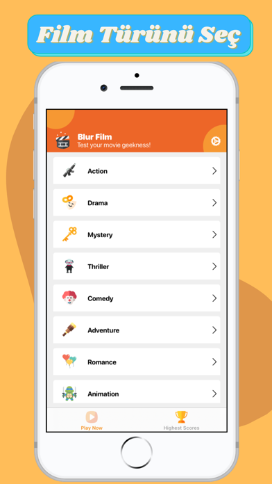 Screenshot #1 pour Blur Film - Film Quiz Oyunu