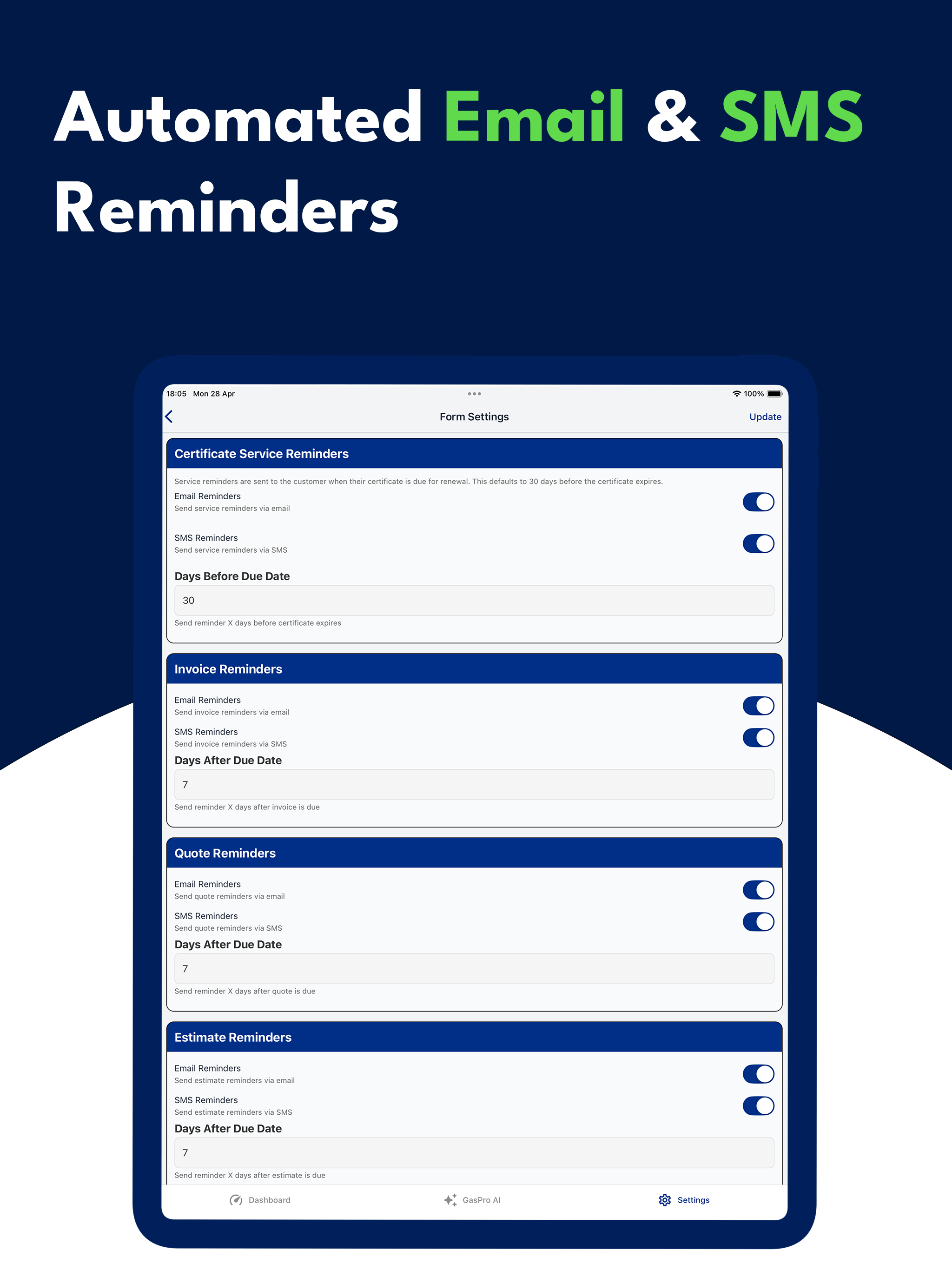 GasPro: Gas & Oil Certificates
