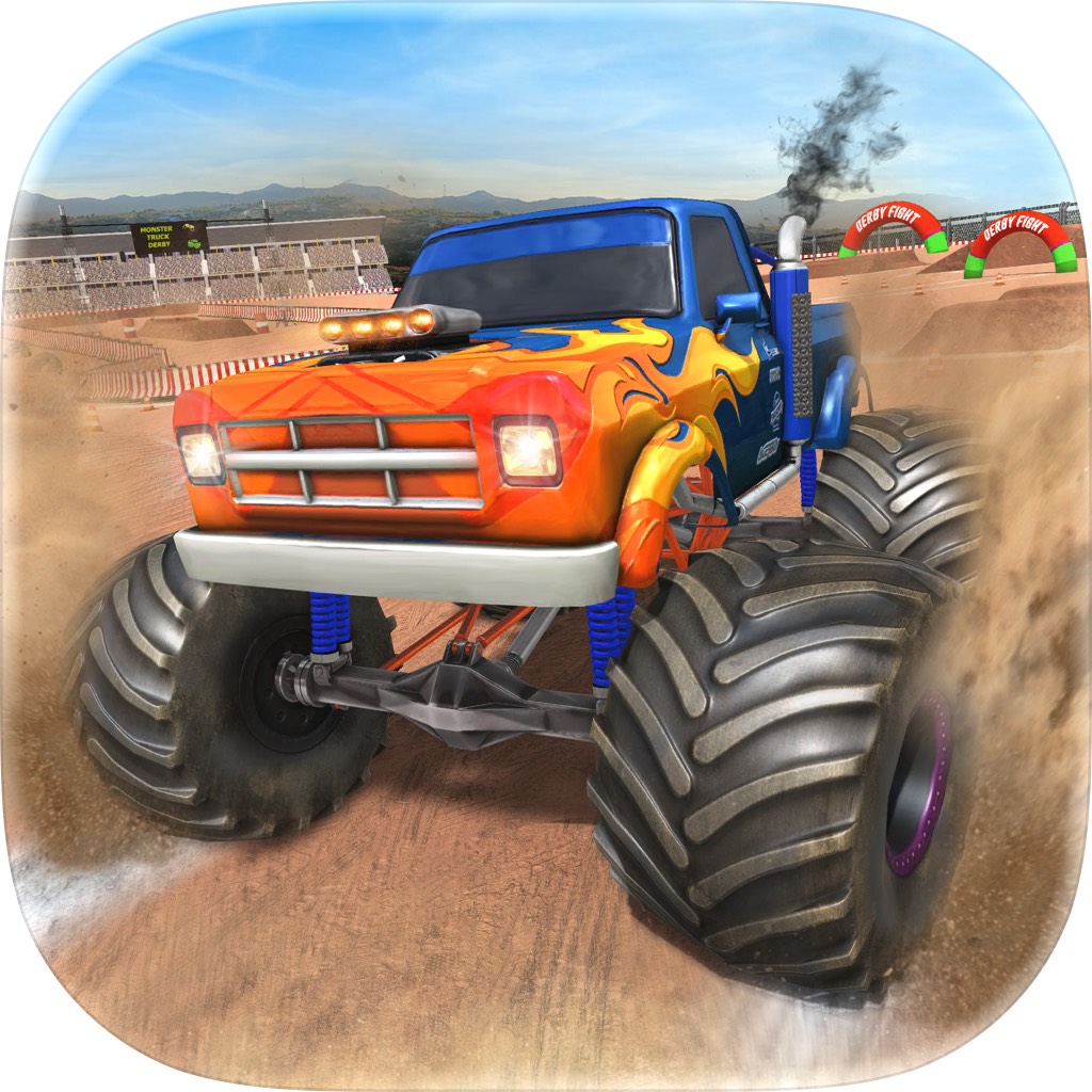 Apple App Store cover for Monster Truck 4x4 Derby