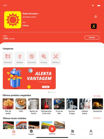 Rede Alvorada + iPad screenshot