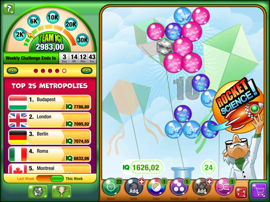 Bubbles IQ iPad app afbeelding 2