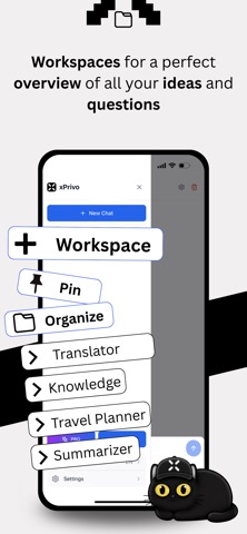 xPrivo - Private AI Assistant iPhone screenshot