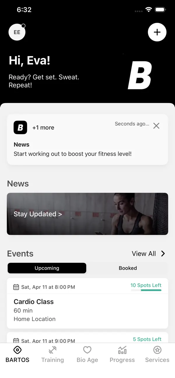 Screenshot #2 pour BARTOS Fitness