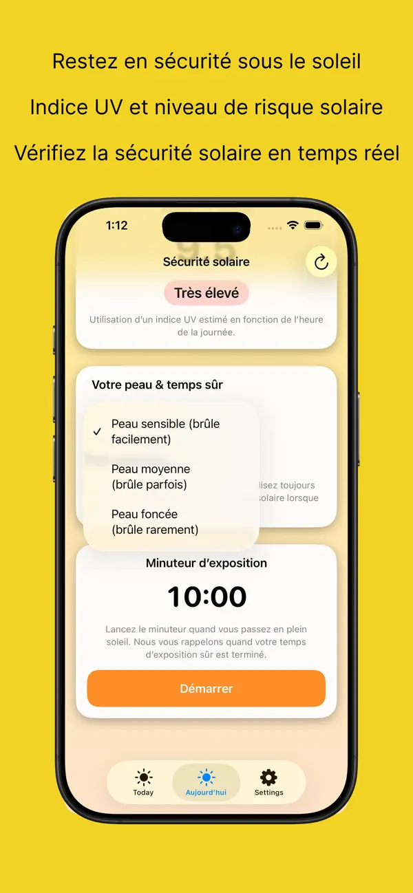 Screenshot #3 pour Sunlight Exposure Timer