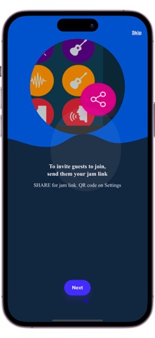 Jamables Live Music Together iPhone screenshot