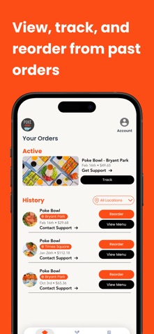 Poke Bowl iPhone screenshot