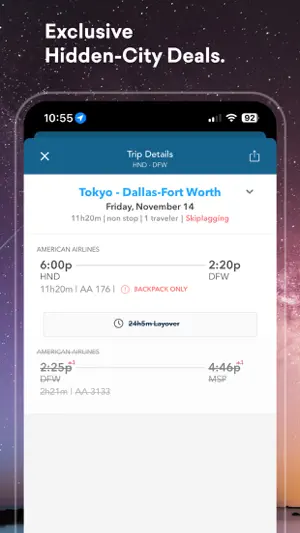 Skiplagged - Travel Hacks screenshot 6