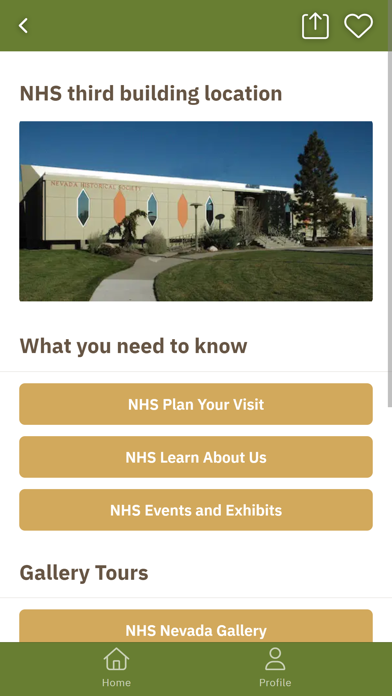 Nevada State Museums Screenshot