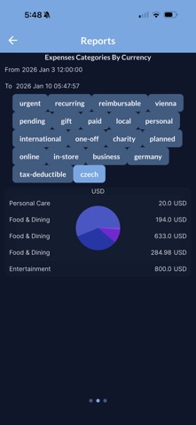 AI Expenses Tracker Screenshot 2 of 3