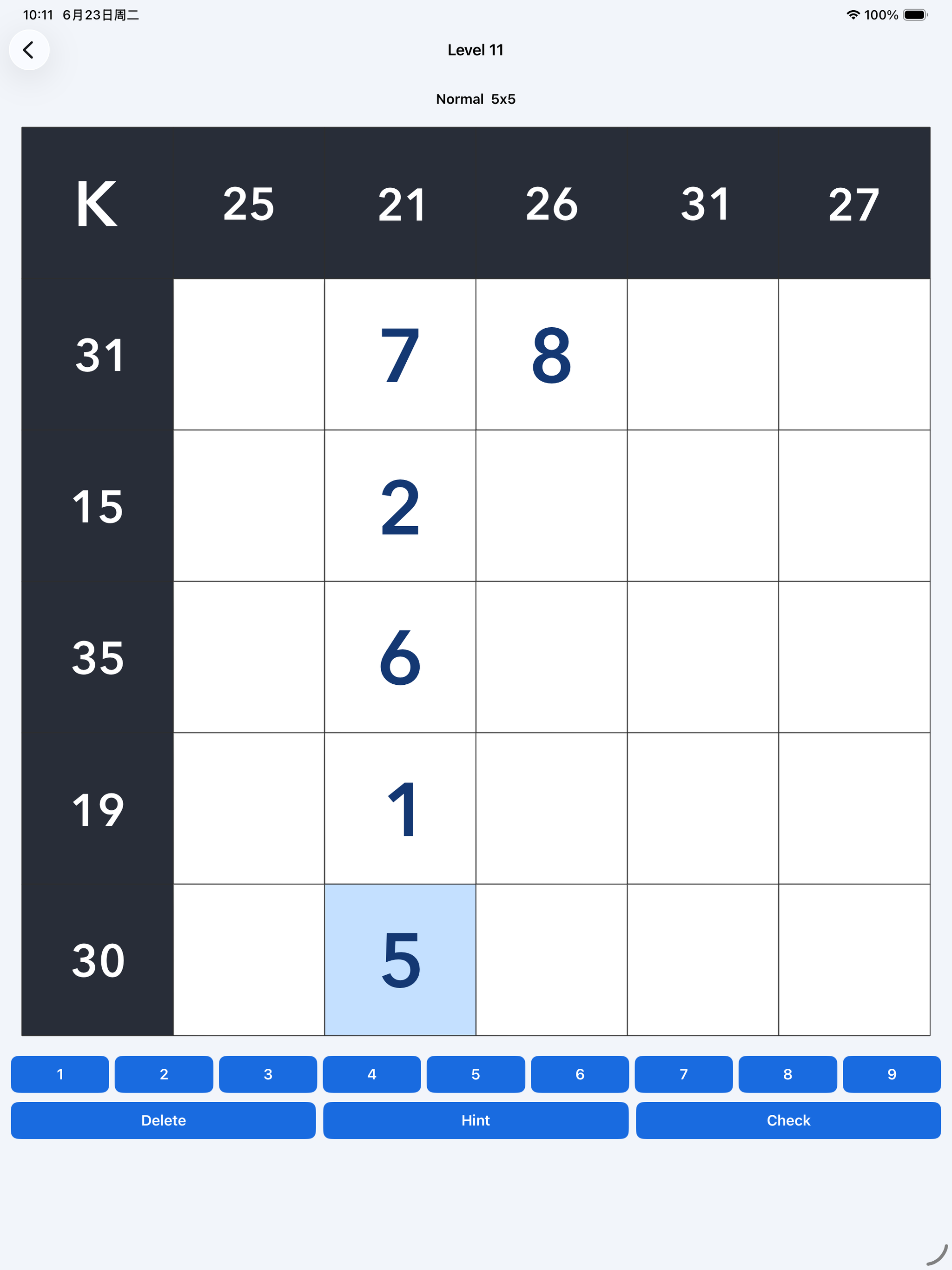 Kakuro Number Quest