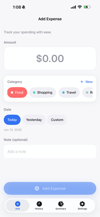 Expense Tracker Personal Screenshot 1 of 8