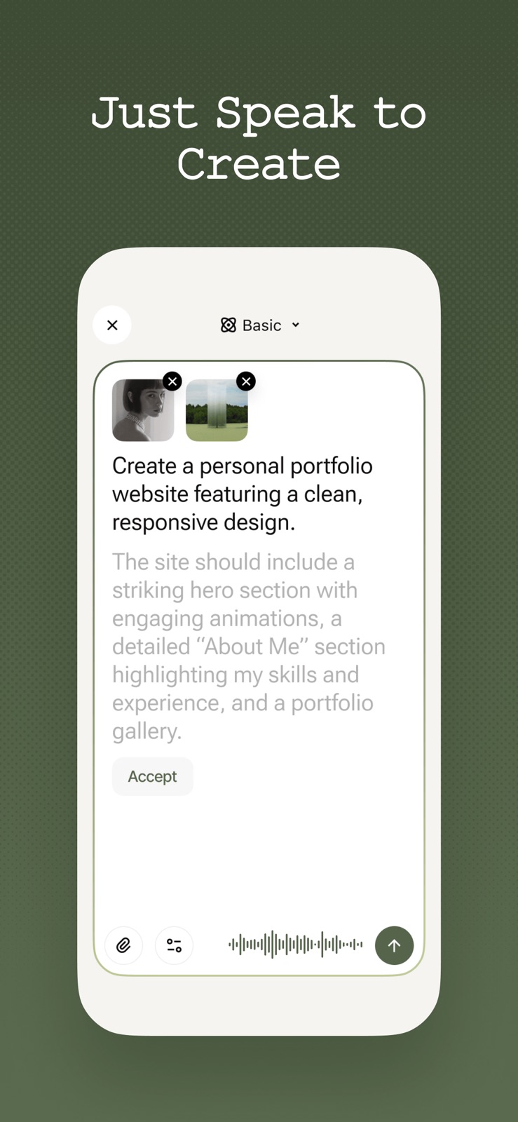 YouWare-Vibe Code Apps with AI iphone screenshot 2