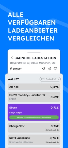 Chargeprice iPhone screenshot 2