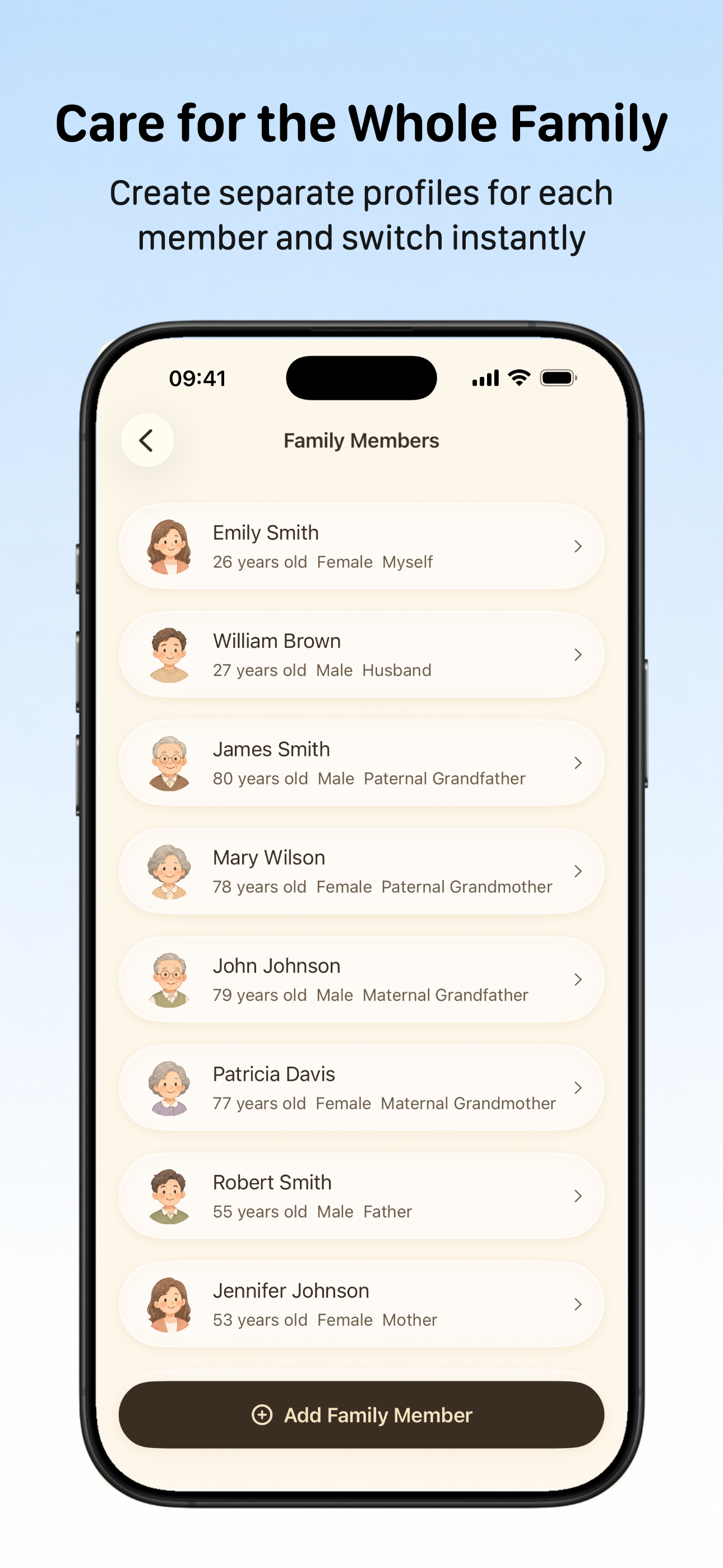 TrackWell Family Health Manage screenshot 4