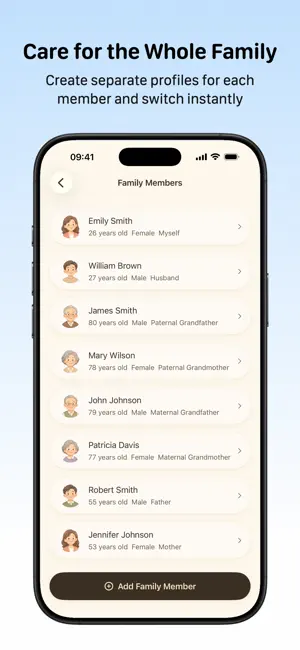 TrackWell Family Health Manage screenshot 4