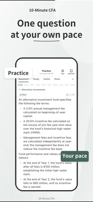 CFA Level I Quiz & Exam Prep screenshot 3